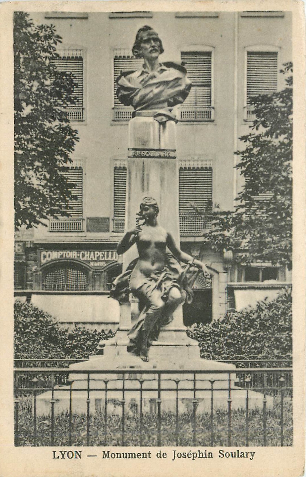 CPA Lyon Monument de Josephin Soulary