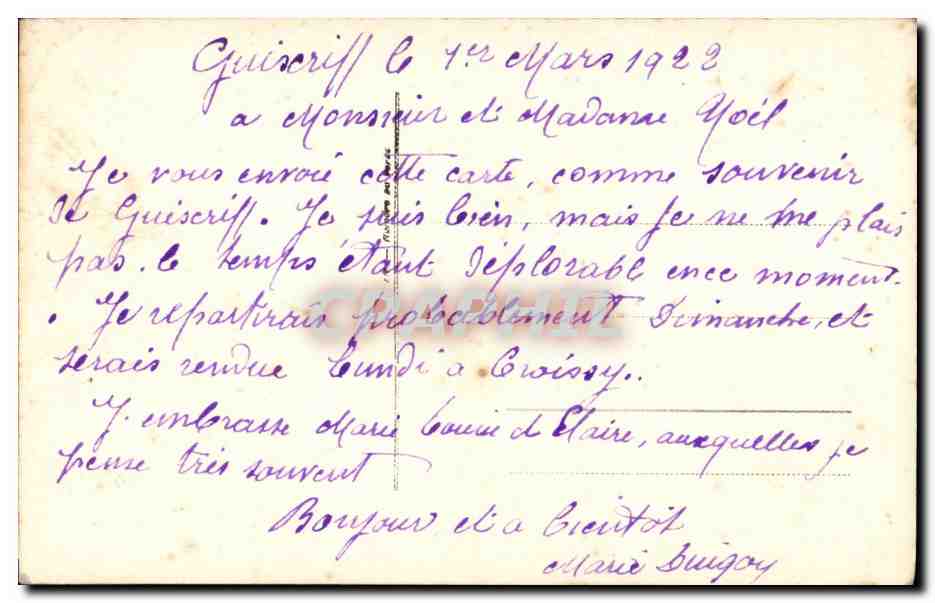 Fantaisie Bonne annee CPA Enfant bebe — Rückseite