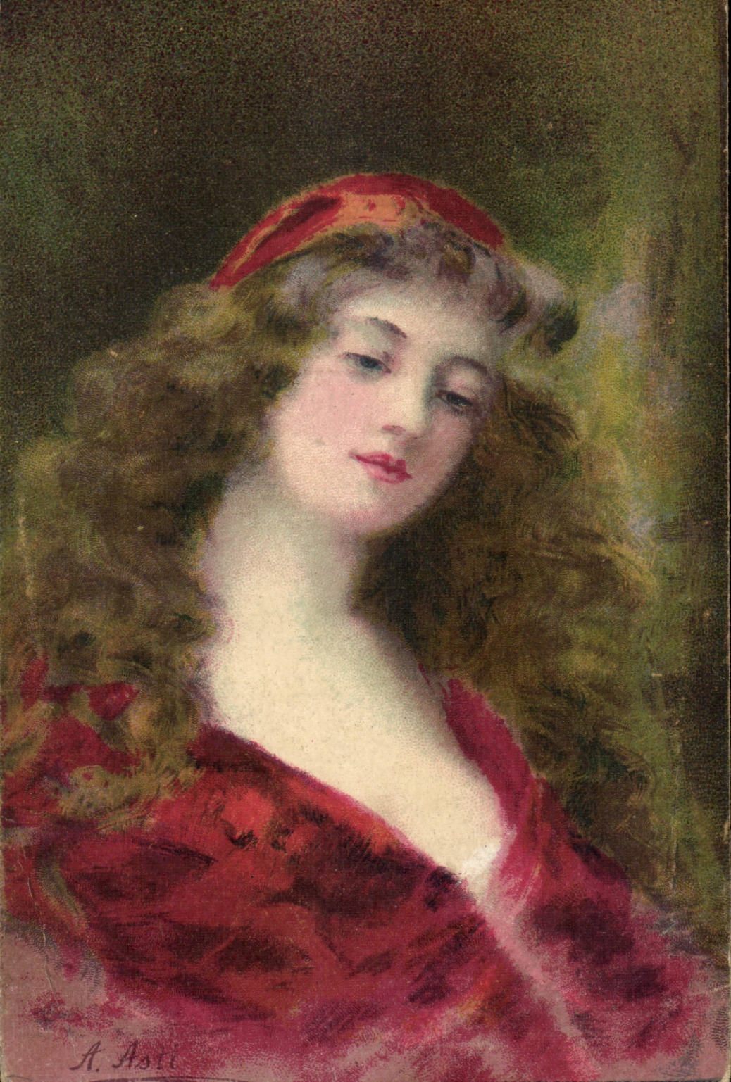 CPA FAntaisie Femme