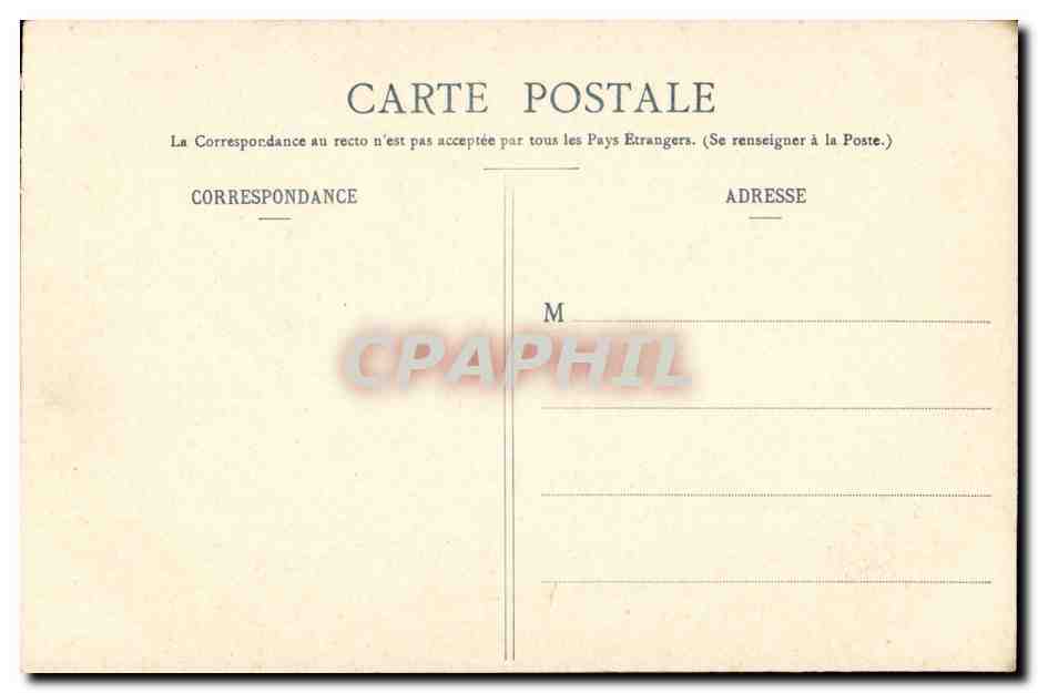 L'Amour mouillé — scena di giardino — Fototipia A. Berberet & Cie, Nancy — Verso
