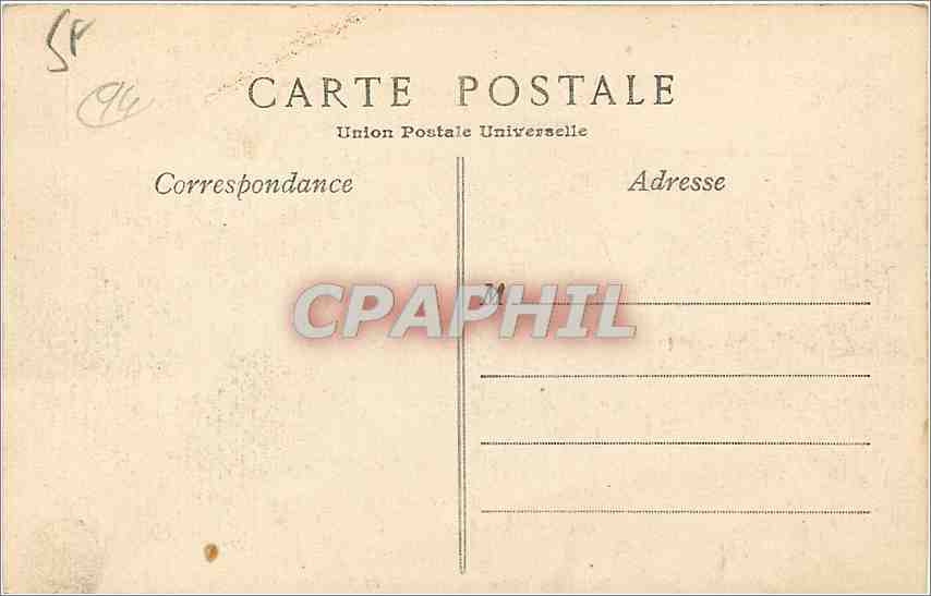 CPA Paris Bois de Vincennes lac Daumesnil — Rückseite