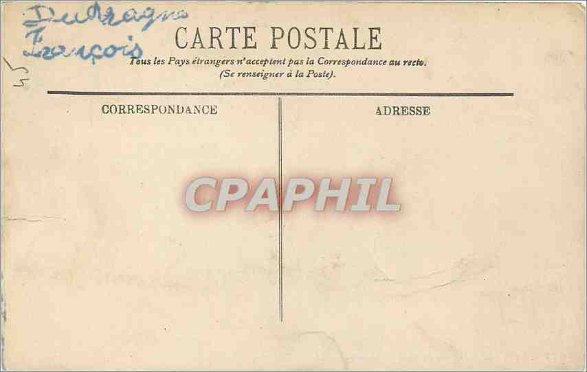 CPA Montereau le pont de Moscou — Rückseite