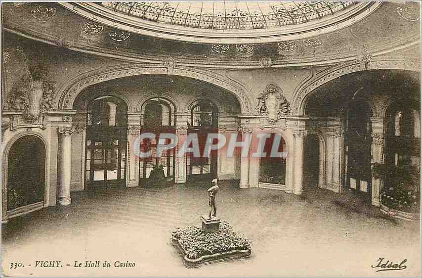 CPA Vichy le hall du casino