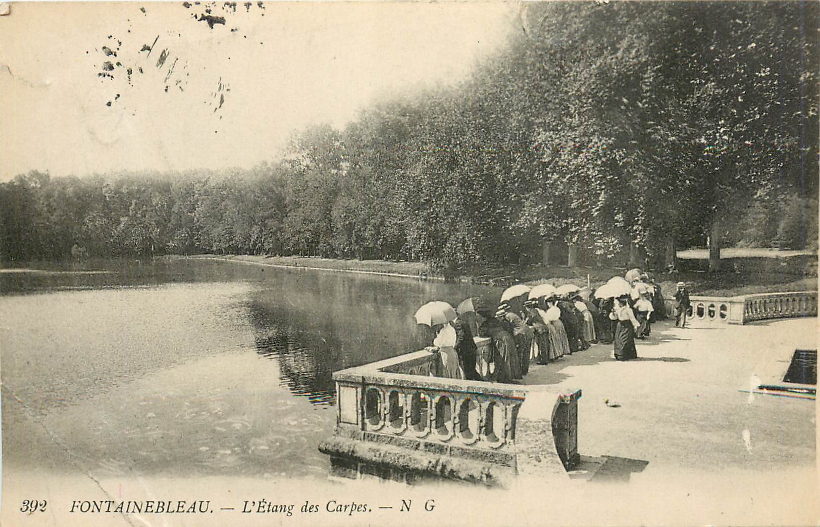 CPA Fontainebleau l'Etang des carpes