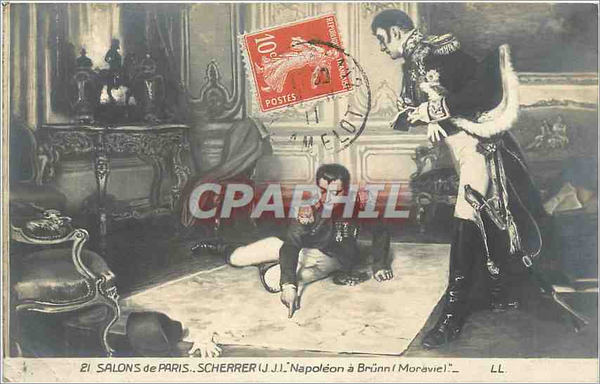 CPA salons de Paris Scherrer JJ Napoleon a Brunn Moravie