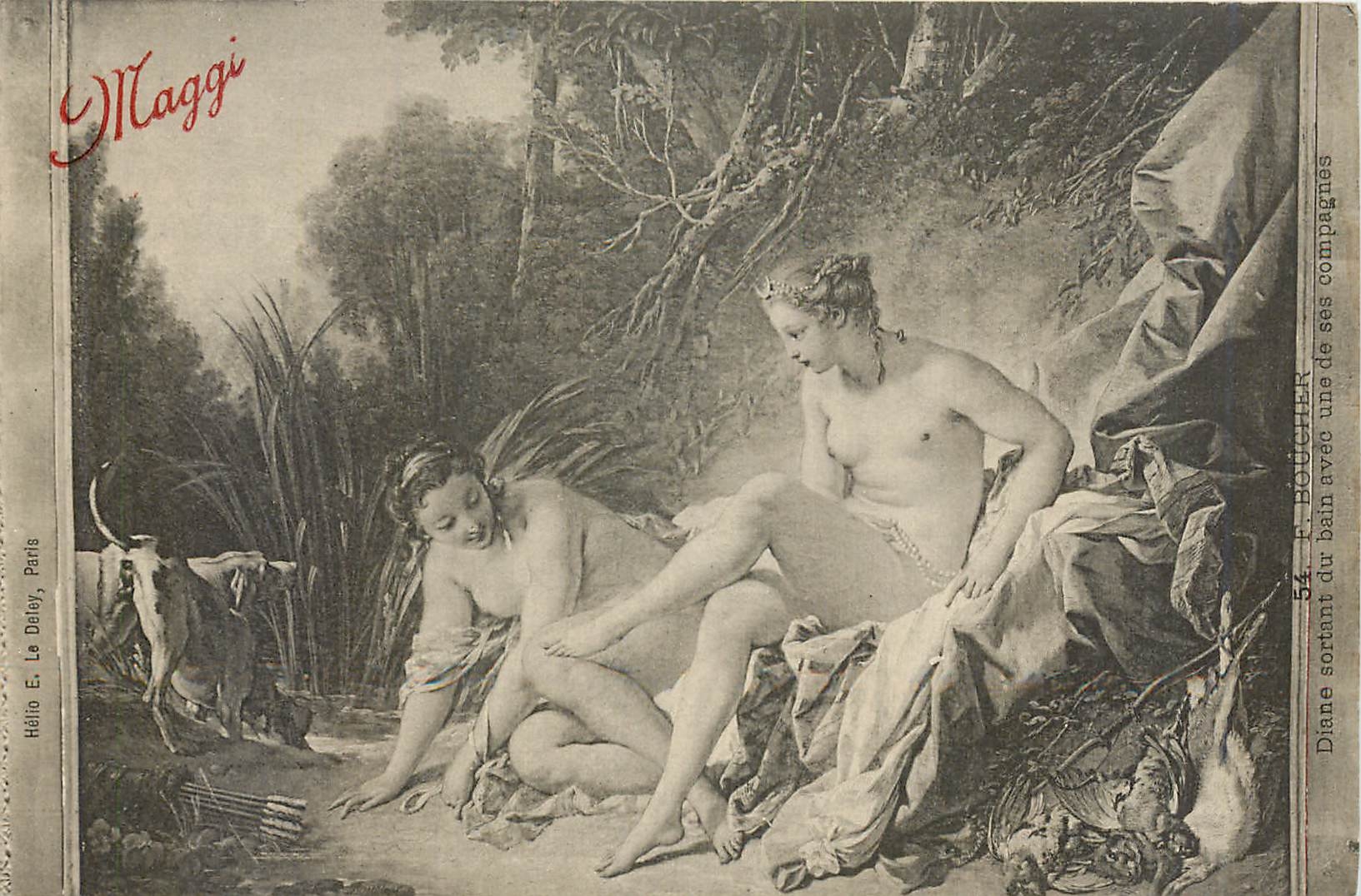 CPA Boucher Femmes Publicit Maggi