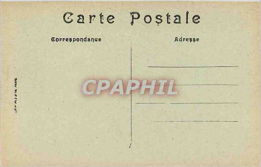 CPA Blois ancienne Gargouille le grenouille — Verso