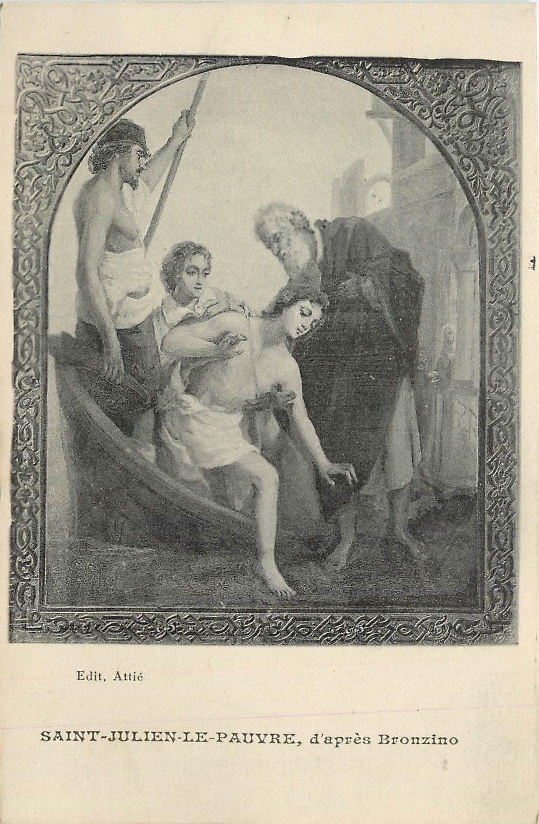 CPA Saint Julien Le Pauvre d'apres Bronzino