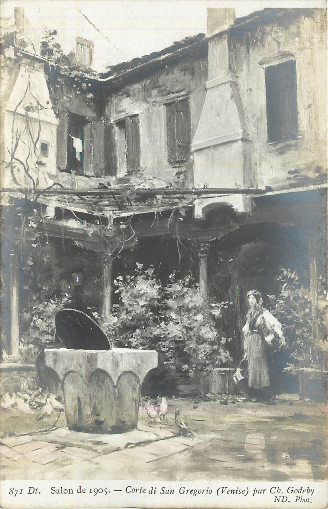 CPA Salon de 1905 Carte di San gregoria Venise pur Ch Godeby