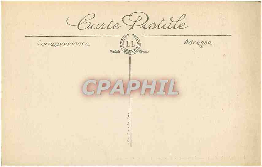 CPA Bordeaux Fontaine et plce de la Comedie — Verso
