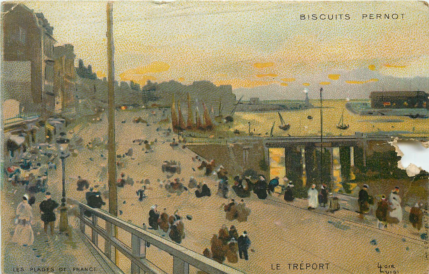 CPA Le Treport Bateaux