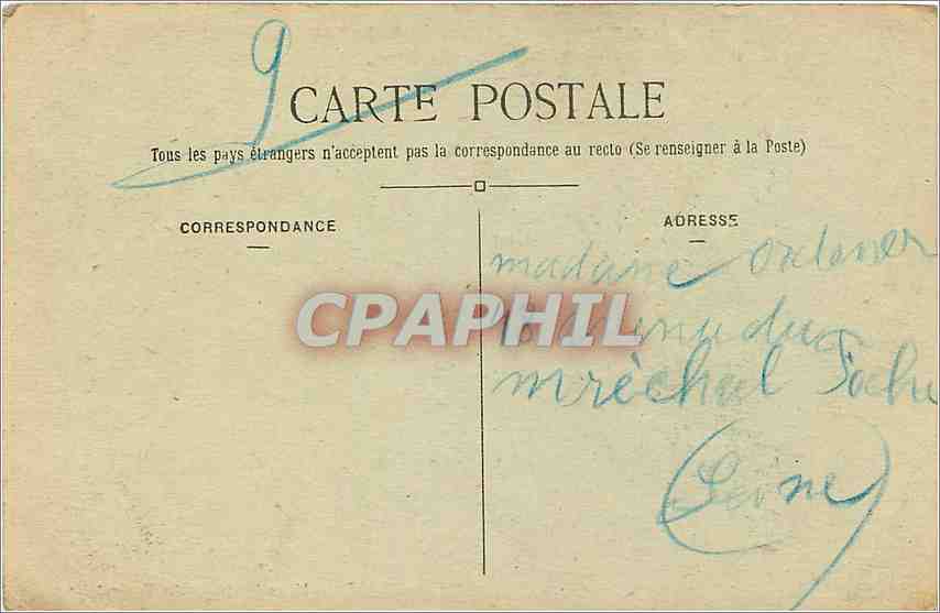 CPA Le treport Montee de la Falaise d'Aval 365 marches le port et le panorama de Mers — Rückseite