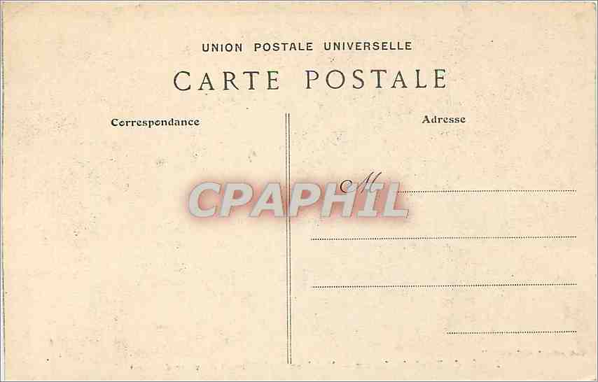 CPA Foret de fontainebleau Medaillom paul Merwrt Caverne d'Augas — Rückseite