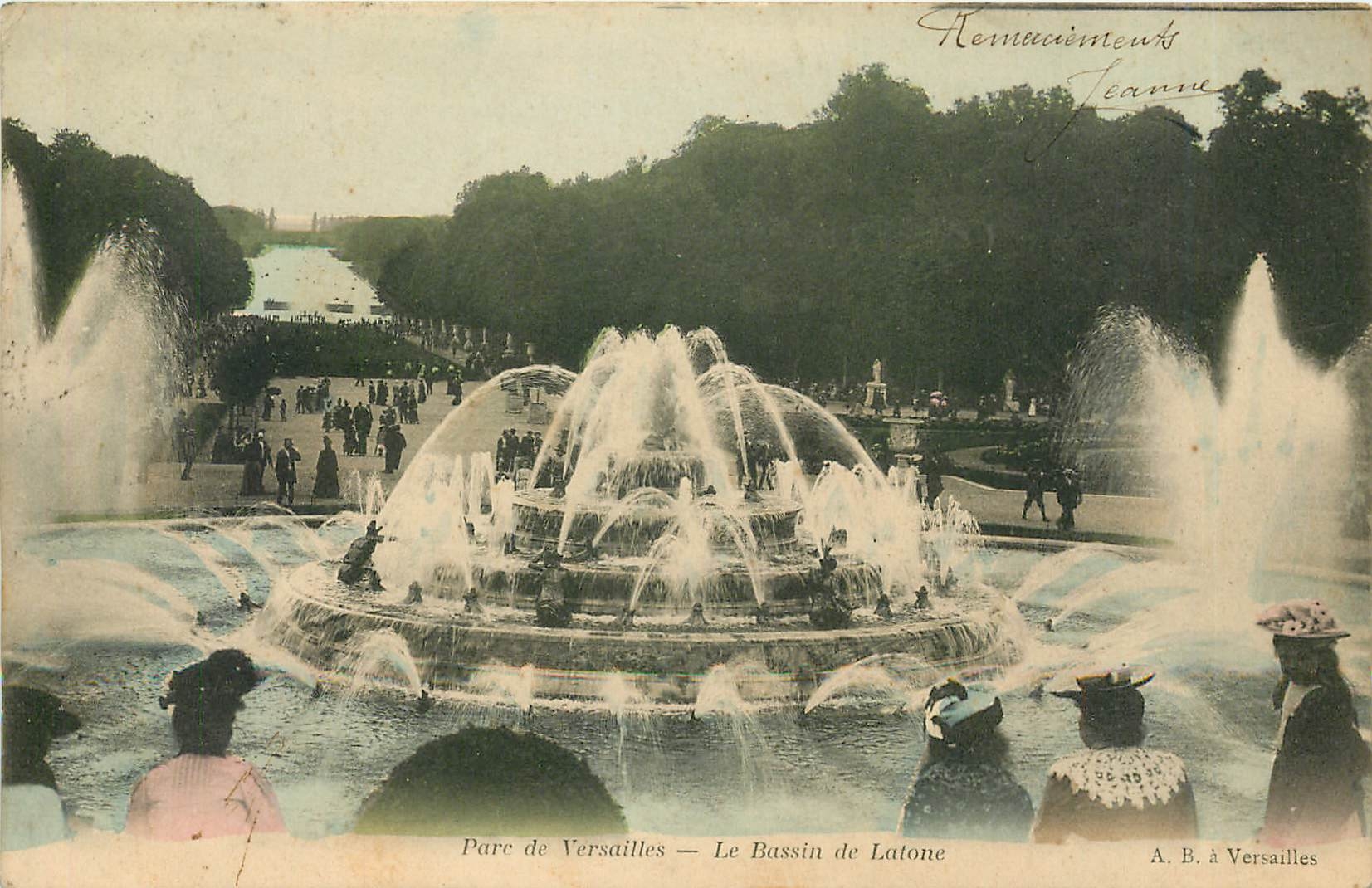 Parc de Versailles — Le Bassin de Latone — Hemacièmements Jeanne