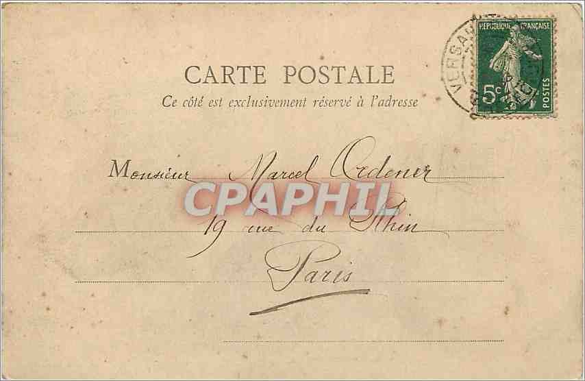 Parc de Versailles — Le Bassin de Latone — Hemacièmements Jeanne — Rückseite