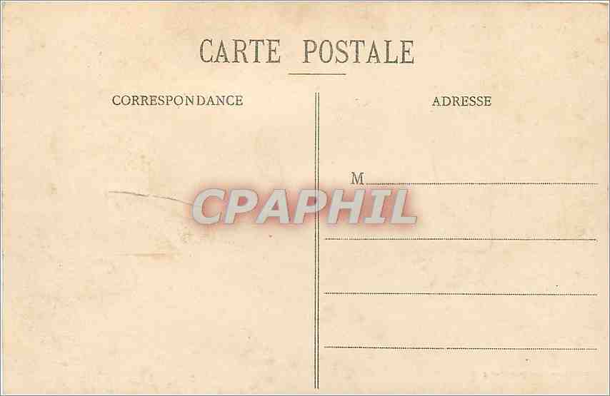 CPA Nancy Porte Desilles rue de Metz — Rückseite