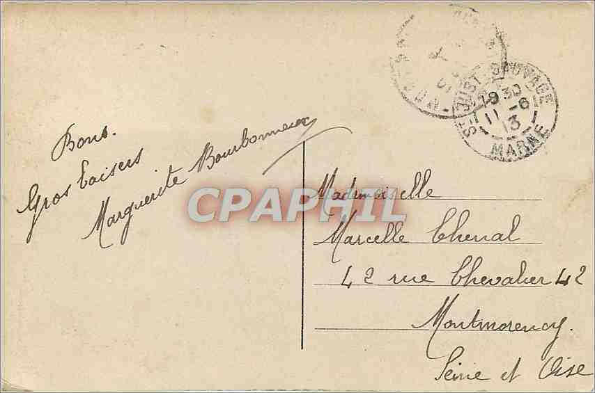 CPA Bonne Anniversaire Enfant — Rückseite