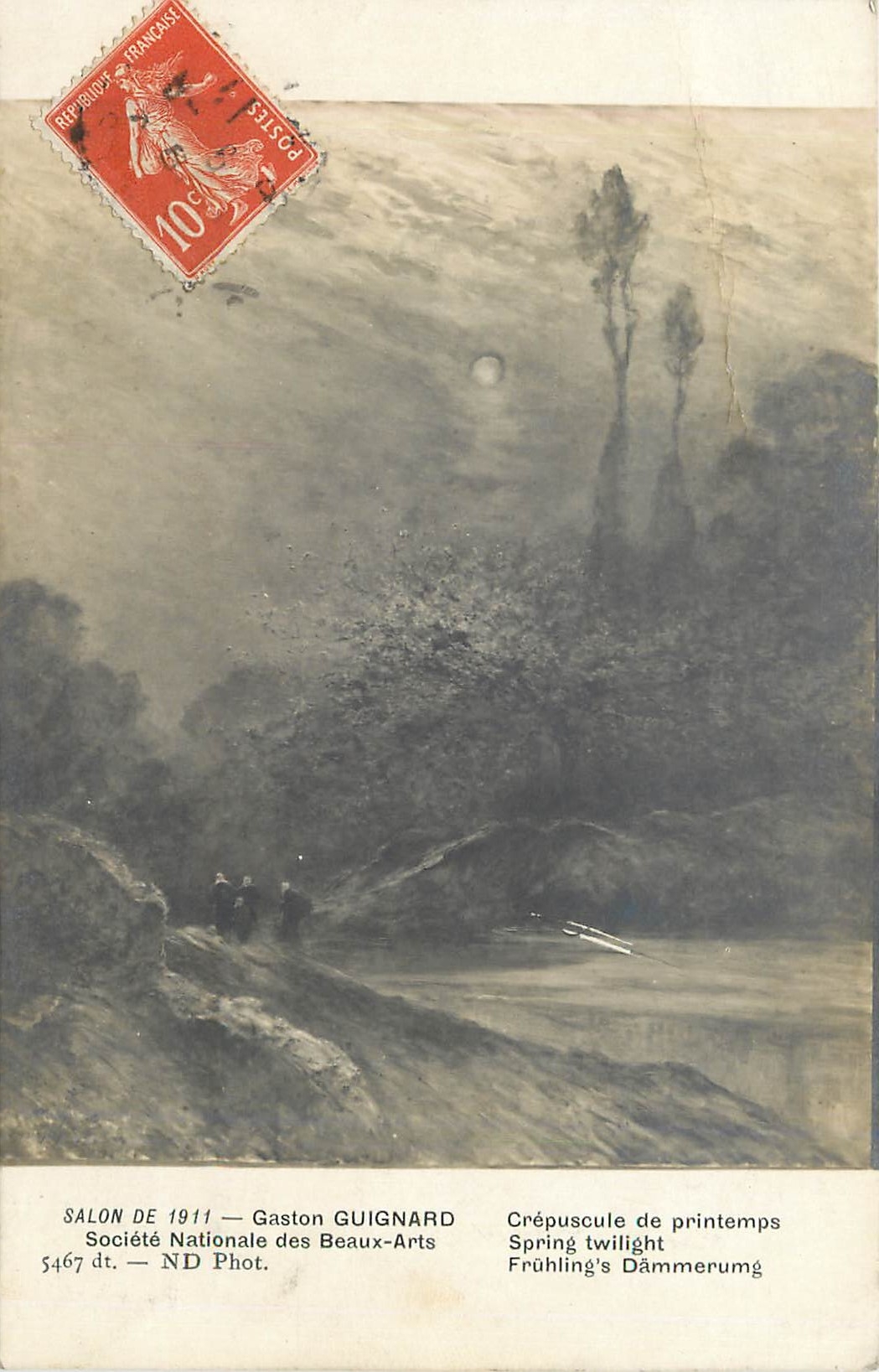 CPA Salon 1911 Ganston Guignard societe ntionale des beux arts
