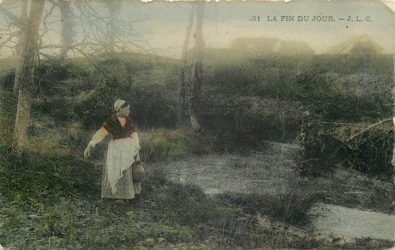 CPA La fin du jour JLC