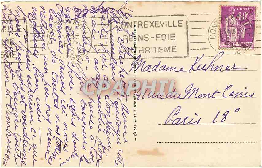 Domrémy - Maison de Ste-Jeanne d'Arc — LL 11 — Rückseite