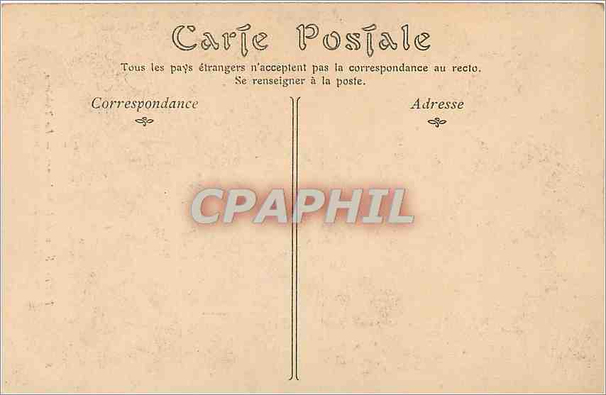 CPA Paris Elise de la Sorbonne L theologie Dispute du Saint Sacrement — Rückseite