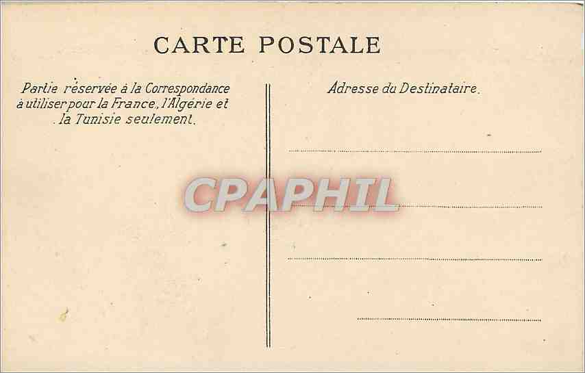 CPA Le mont Sait Michel L'abbaye les prisons — Verso