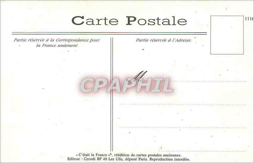 REPRO Types Merdionaux  Le retameur Folklore Metiers — Back