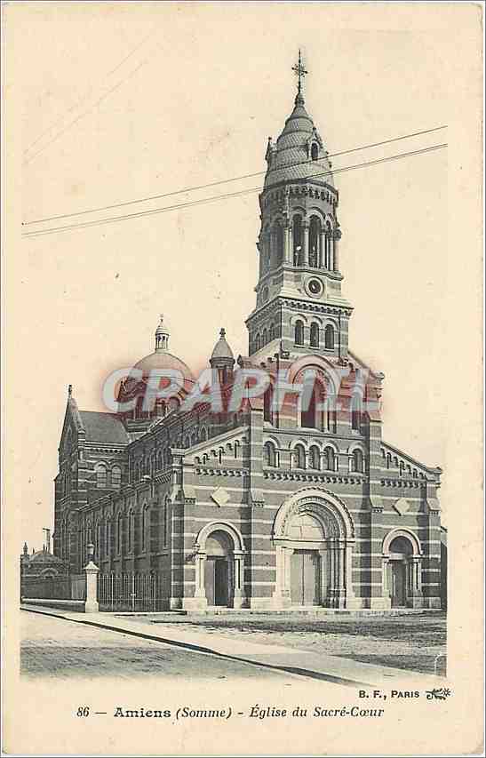 CPA Amiens Somme Eglise du Sacre coeur