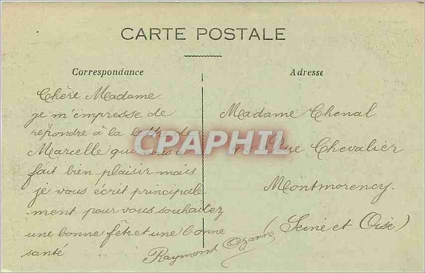 CPA Le treport les bssins du Port — Rückseite
