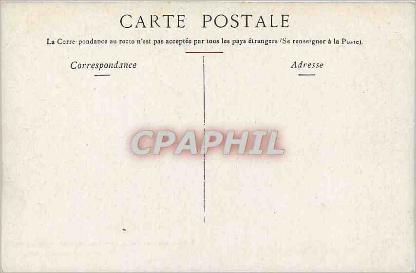 CPA Environs de Vichy Chateau de Maulmont — Verso