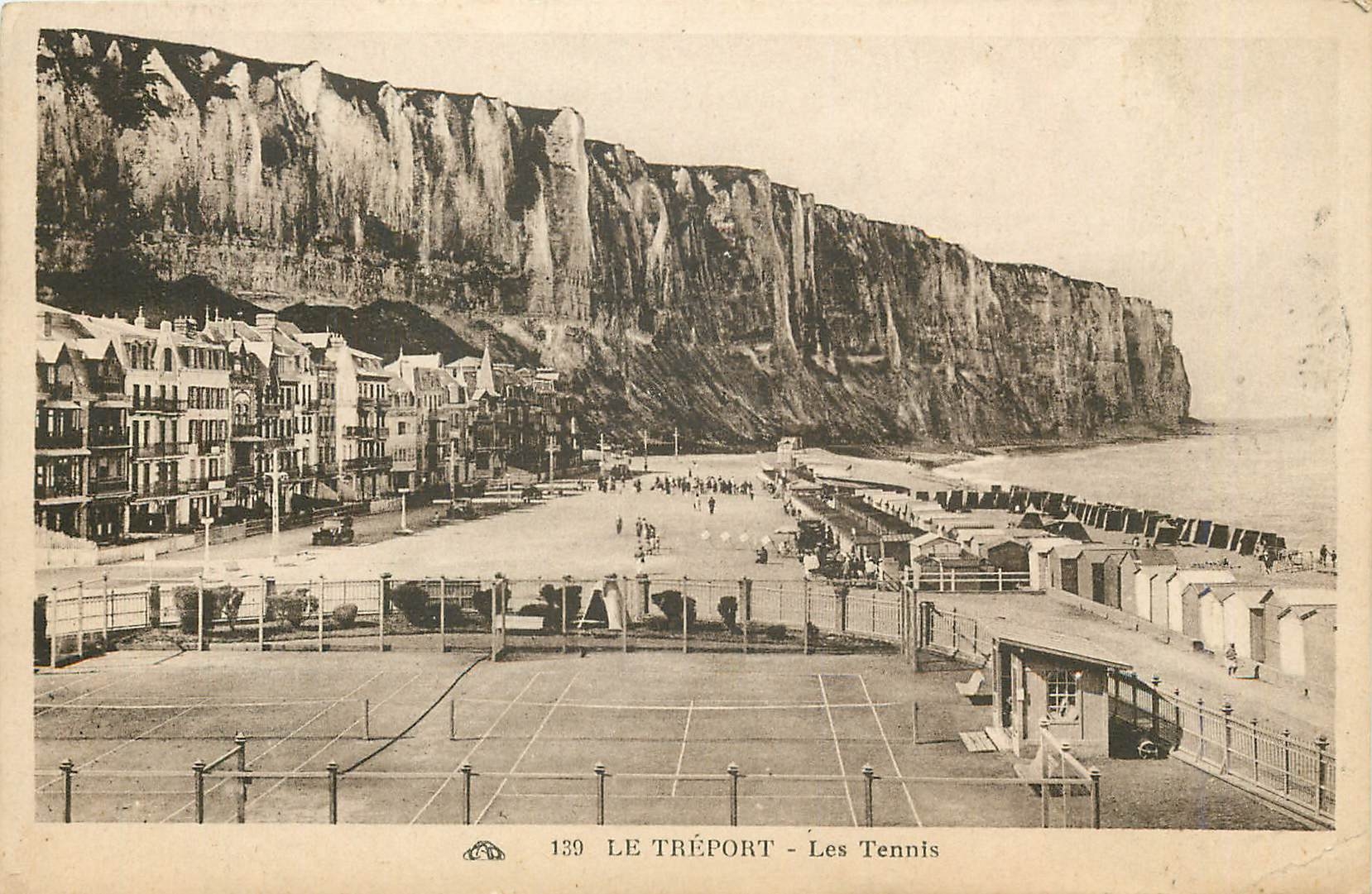 CPA Le Treport les tennis