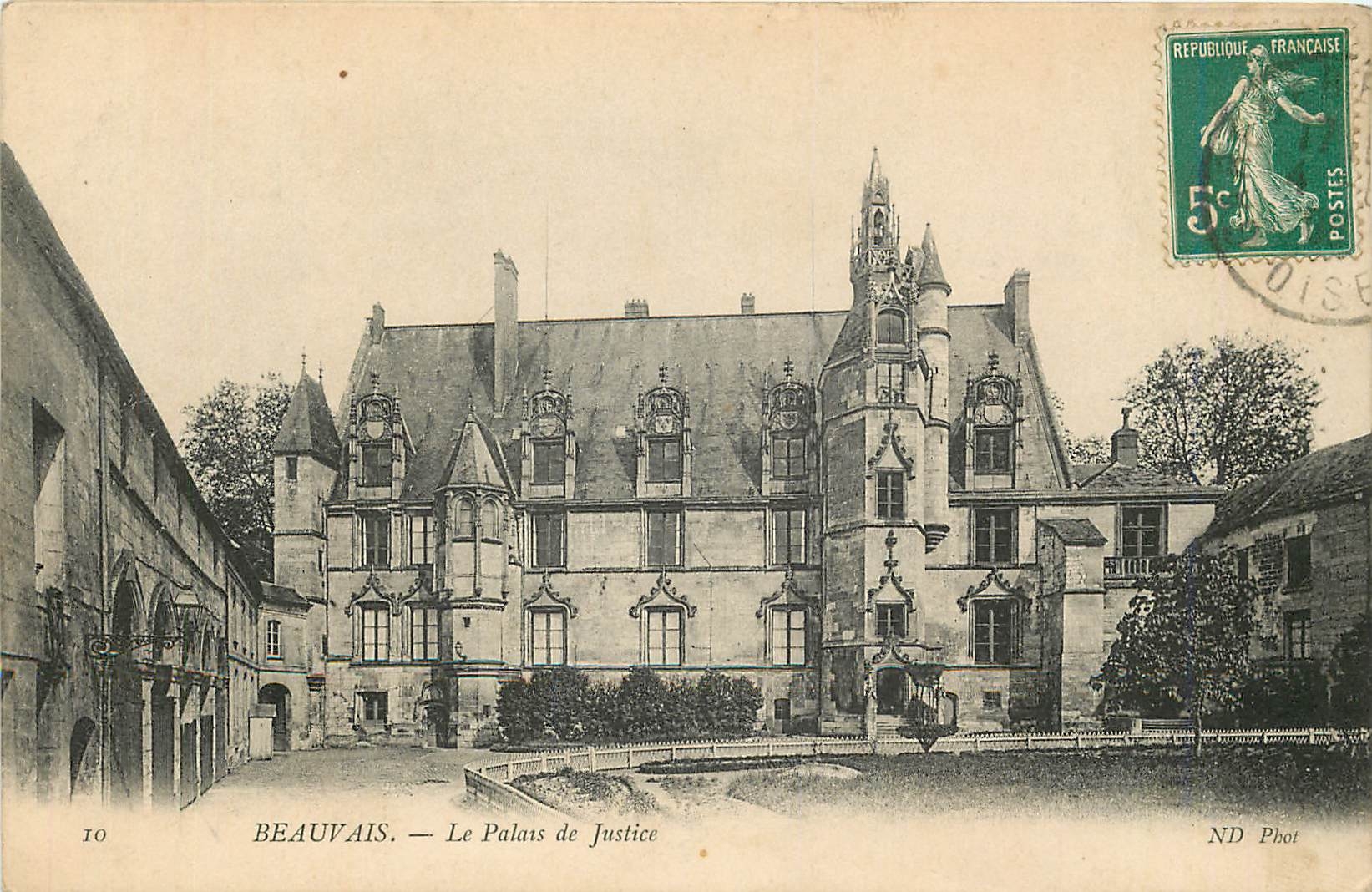 CPA Beauvais Le Palais de Justice