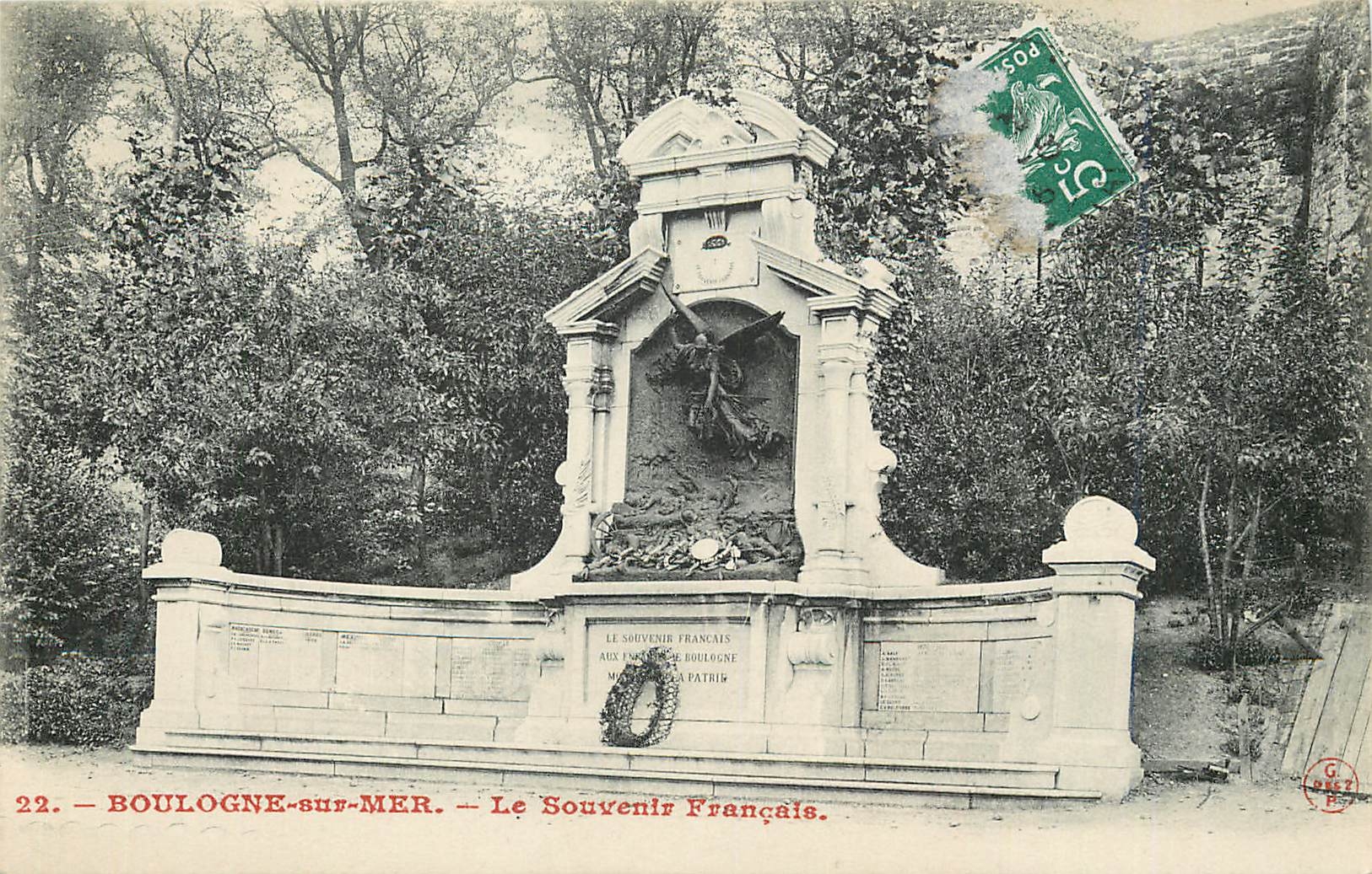 Boulogne-sur-Mer — Le Souvenir Français — anonymer Verlag, n° 22
