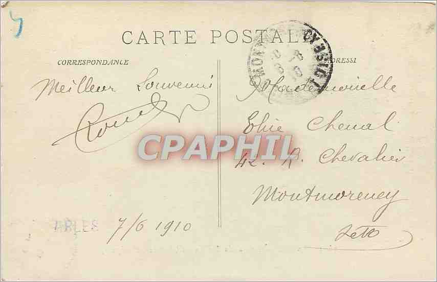 CPA Avignon Le plis des papes Entrée principale — Rückseite