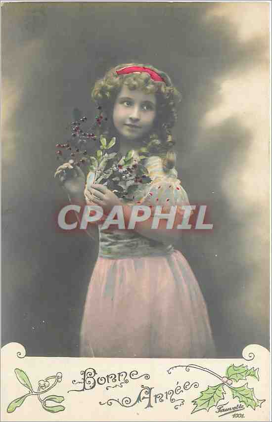 CPA Vœux Enfant