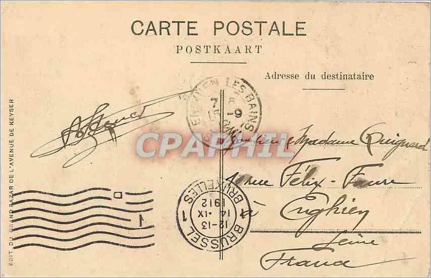 CPA Antwerpen Aanlegplaats Anvers embarcadere — Back