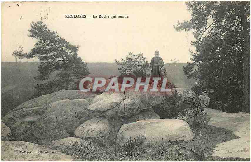 CPA Recloses la Roche qui remue Enfants