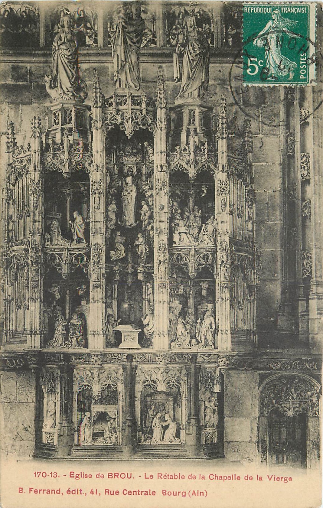 CPA Eglise de Brou  Le Retable de la Chapelle de la Vierge