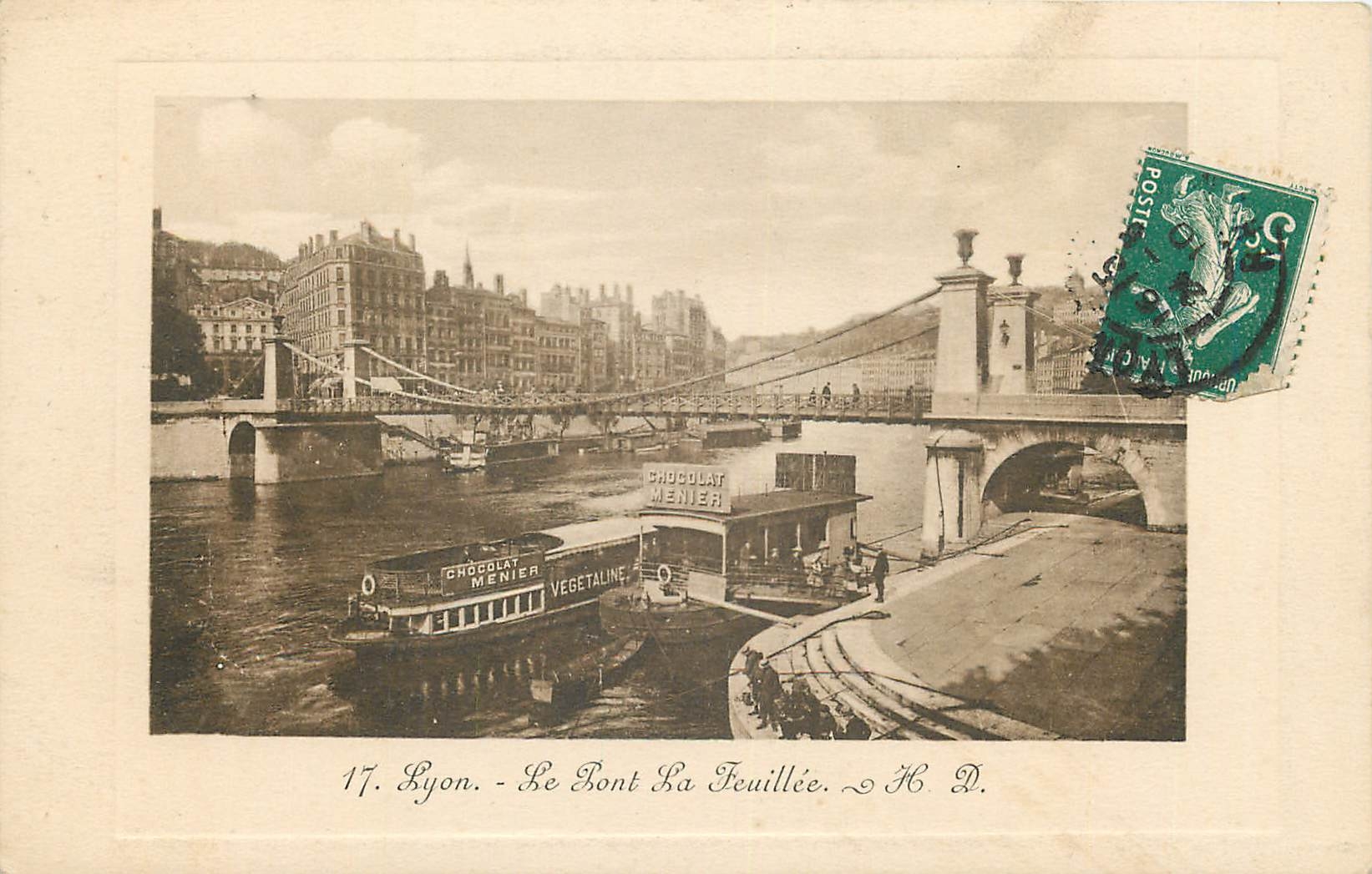 CPA Lyon Le pont la Feuillee
