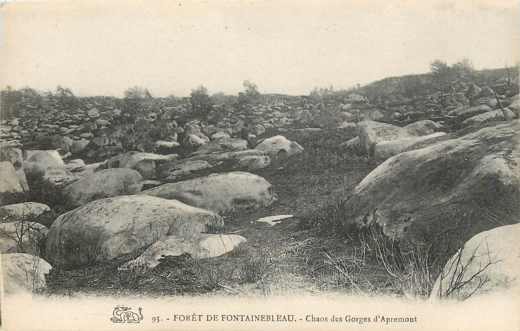 CPA Foret de Fontainebleau Chaos des Gorges d'aptemont