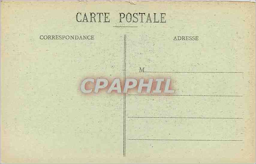 CPA Foret de Fontainebleau Chaos des Gorges d'aptemont — Rückseite