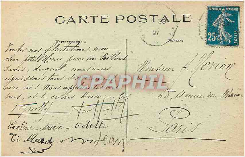 CPA Bonnetable Sarthe le chateau Vue d' ensemble — Rückseite