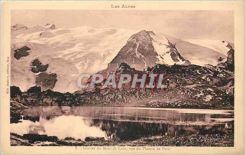 CPA Glacier du Mont de Lans vue du Plateau de Paris