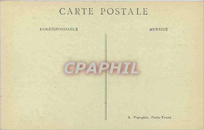 CPA Tours I et L Cloitre de la psalette Xve et Xvi e siecle Vue d' ensemble Promenoires et escalier — Verso