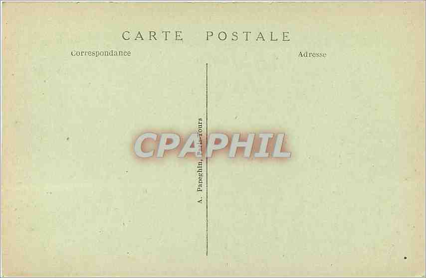 CPA Tours I et L la gare — Rückseite