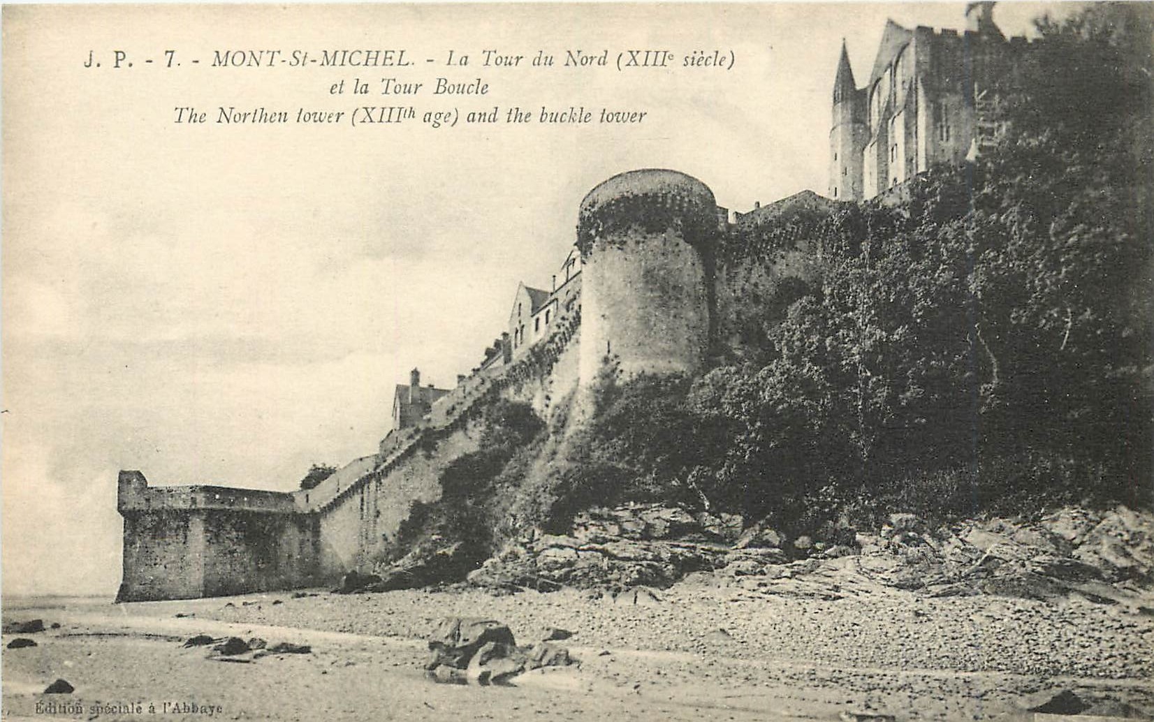 CPA Mont St Michel La Tour du Nord XIII e siecle et la Tour Boucle