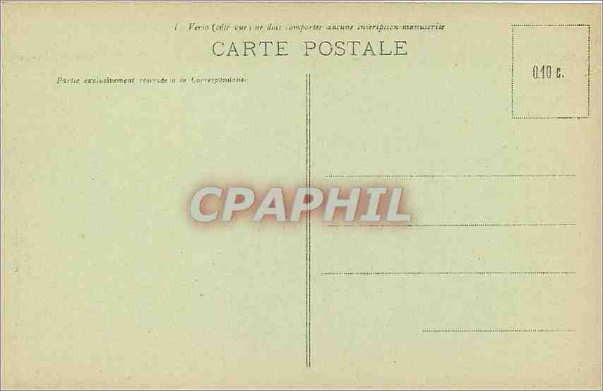 CPA Mont St Michel Abbaye Bastion et Tour des Remparts — Verso