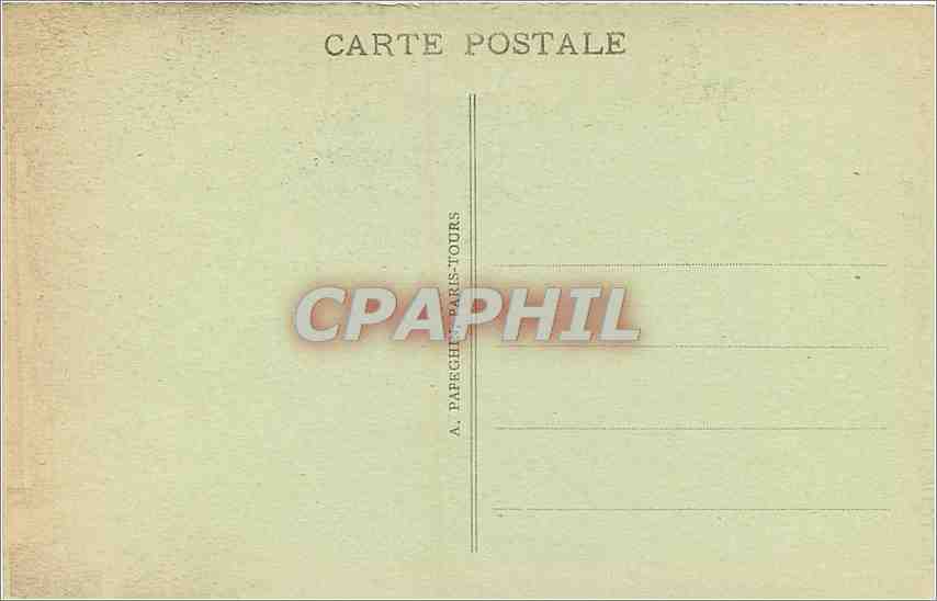 CPA Tours I&L La cathedrale St Gatien  — Rückseite