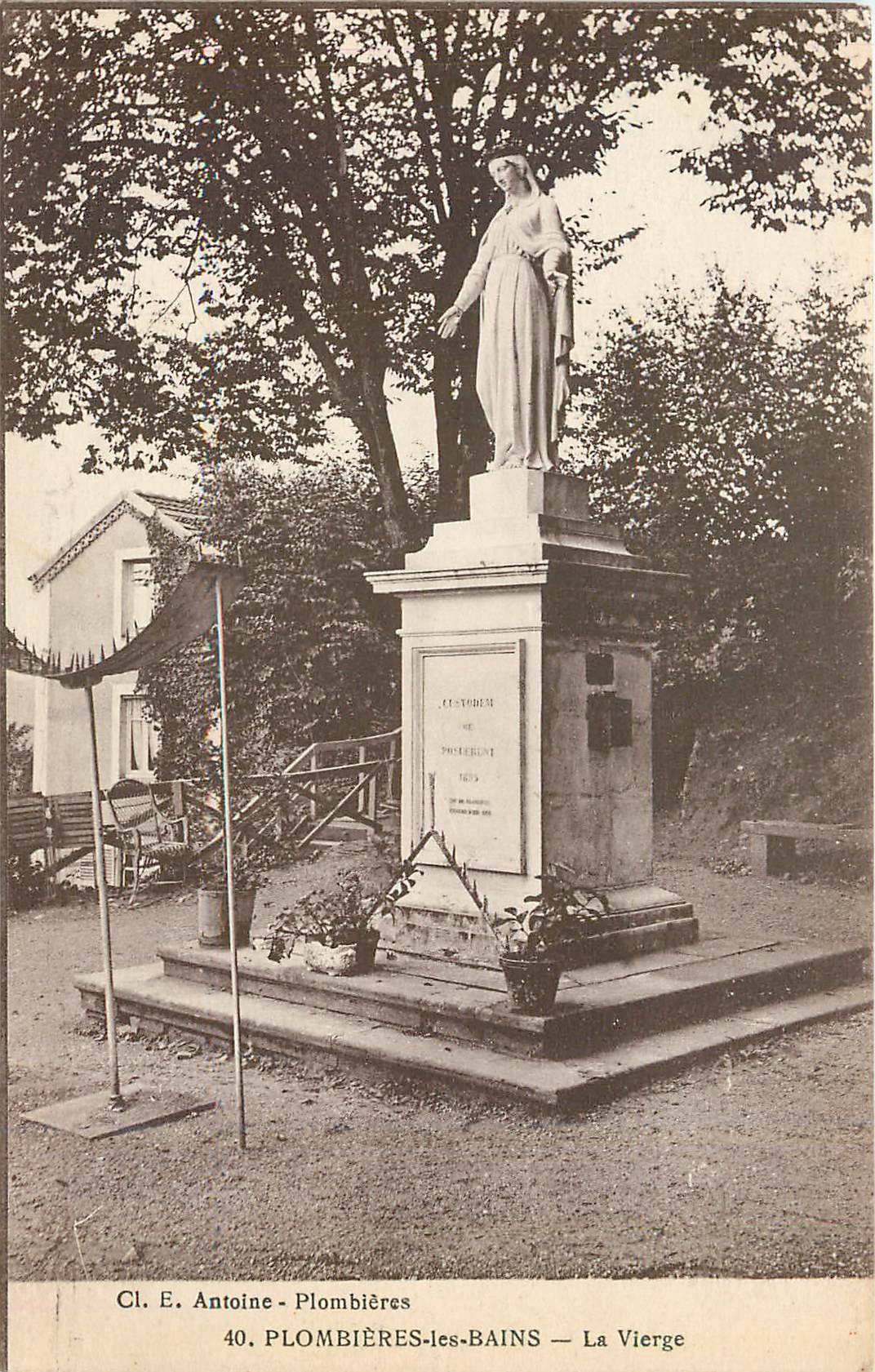 CPA Plombieres les bains la Vierge