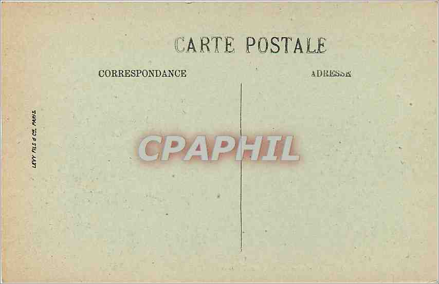 CPA Le Treport vue generale prise des falaises — Rückseite